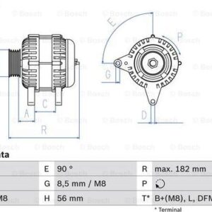 BOSCH 0 986 045 340 - Generator