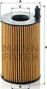 Mann-Filter HU 8005 z - Ölfilter